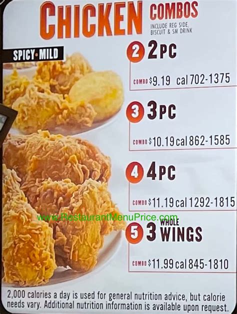 Popeyes Menu With Prices and Pictures (2024)