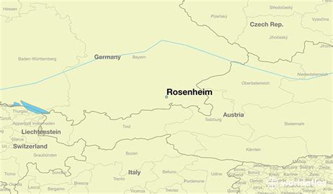 Rosenheim Germany Map - Time Zones Map