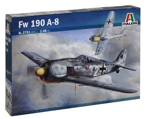 1/48 Focke Wulf FW 190 A8 - Model Kit | at Mighty Ape Australia