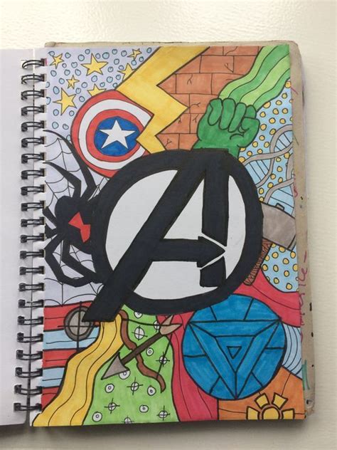 Bullet Journal Ideas | Marvel-kunstwerke, Bunte zeichnungen, Marvel ...