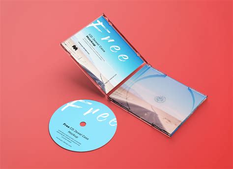 Free Plastic CD Disc Jewel Case Mockup PSD Set - Good Mockups