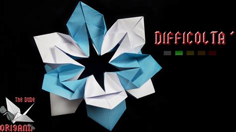 [ORIGAMI ITA] Fiore "Fiocco Di Neve" || Origami Di Natale/Ornamenti ...