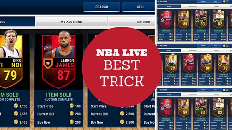 BEST NBA LIVE MOBILE TRICK FOR BEGINNERS!?! FIND CHEAP GOLD AND ELITE PLAYERS - YouTube