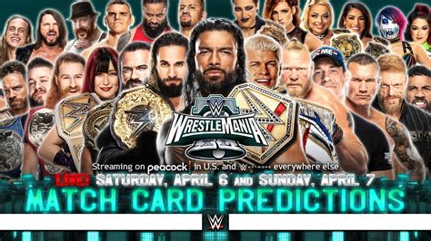 WWE WrestleMania 40 - Early Card [v5] - YouTube