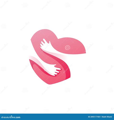 Love Hug Logo Design with Modern Style, Good for Your Business Stock ...