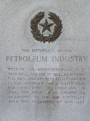 Historical Marker - The Birthplace of Petroleum Industry