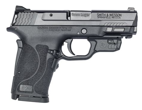 Smith & Wesson M&P9 Shield EZ 9mm Pistol with Red Laser, Black (12439 ...