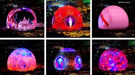 ‘Straight out of a sci-fi film’: Las Vegas’s ‘Sphere’ lights up, stuns ...
