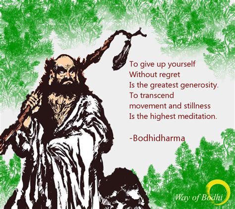 Greatest Generosity and Highest Meditation - Bodhidharma - Way of Bodhi