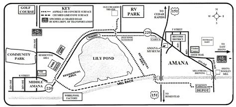 Trail Map & Parking - AMANA COLONIES RECREATIONAL TRAIL (KOLONIEWEG)