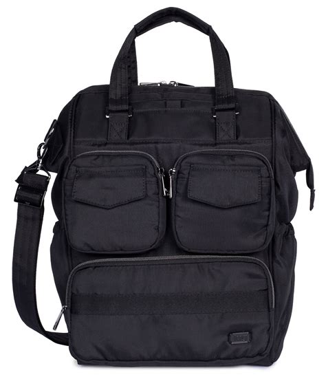 LUG - Via 2 - Convertible Tote Bag, Backpack - Black - Planktown ...