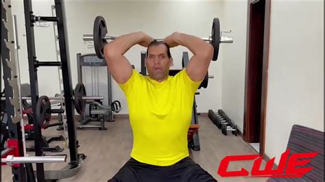 CWE | The Great Khali triceps workout | Best triceps workout 2021| Ultimate workout | POWERFUL ...