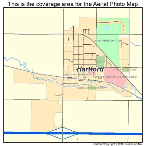 Aerial Photography Map of Hartford, SD South Dakota