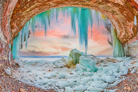 Discover the Enchanting Grand Island Ice Caves of Michigan