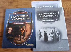 American Literature Classics for Christians Abeka 11th Grade Quiz 9 to Test 12 | eBay