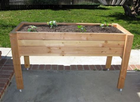 raised planter | Elevated planter boxes, Wooden planters, Elevated planter box