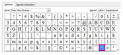 How To Insert Degree Celsius Symbol In Word In Windows 10 - Techyv.com