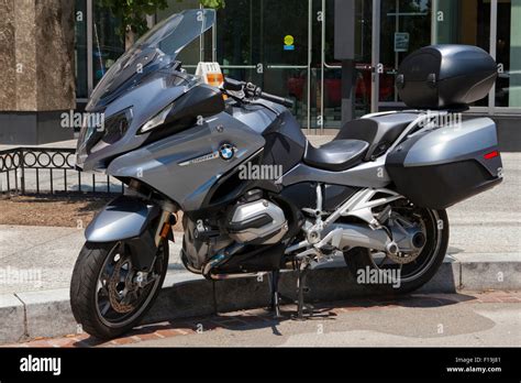 BMW R1200RT sport touring motorcycle parked - USA Stock Photo - Alamy