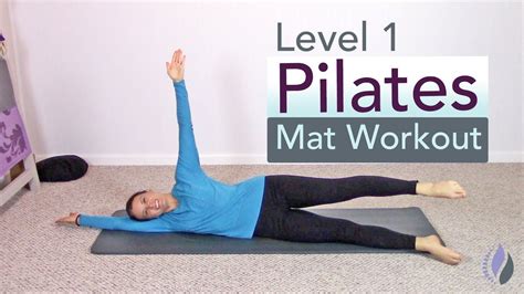 Level 1 Pilates Mat Class | 15 Minute Pilates Workout at Home - YouTube