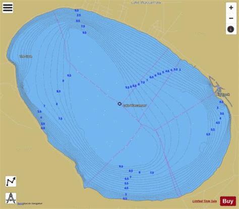 Lake Waccamaw Fishing Map | Nautical Charts App