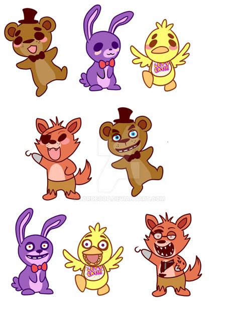 FNAF stickers :for sale: by LordBoop on DeviantArt