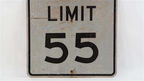 Speed Limit 55 Sign SST | T211 | Elkhorn 2017