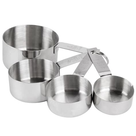 4-Piece Standard Stainless Steel Measuring Cup