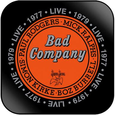 Bad Company Live At Wembley Album Cover Sticker Album Cover Sticker