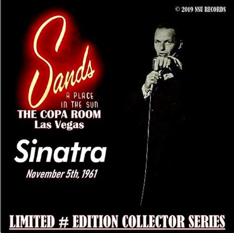 Frank Sinatra Live at the Copa Room in Las Vegas 1961 November 5th Ltd ...