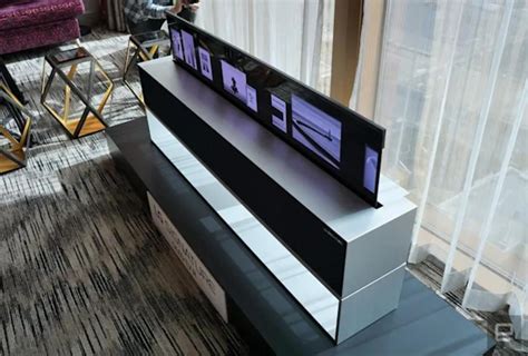 LG's rollable OLED R TV costs $100,000 in the US