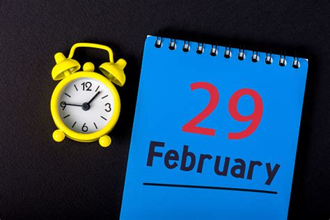 February 29th Calendar For February 29 On Workplace Leap Year Intercalary Day Bissextile Stock ...