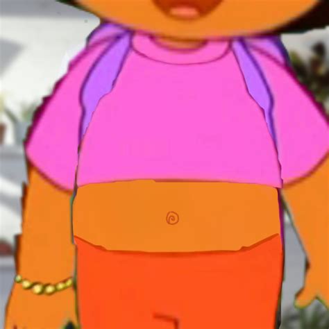 Dora: Would you like to tickle my Belly Button? It’s fun to tickle! I created something AMAZING ...