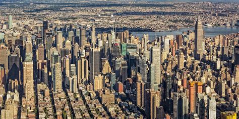 Midtown Manhattan NYC Aerial View Photograph by Susan Candelario - Fine ...