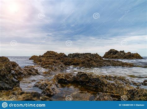 Sea Aerial View, Top View, Amazing Nature Background.the Color of the ...