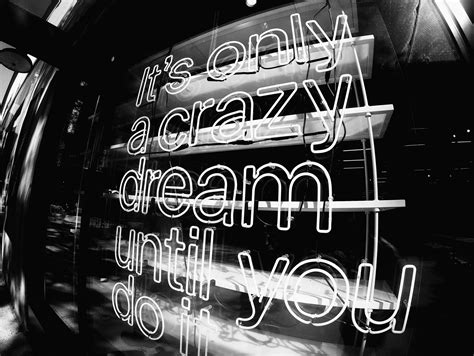 Download Crazy Dream White Neon Aesthetic Wallpaper | Wallpapers.com