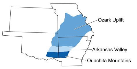 Ozark Plateau Map