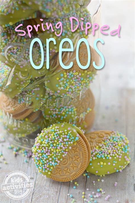 Spring Oreos | Oreo, Cookie frosting, Delicious cookie recipes