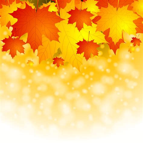 Fantasy autumn leaves art background free download