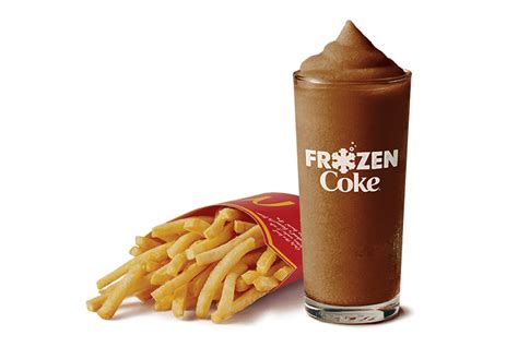 DEAL: McDonald's - $3 Medium Frozen Coke & Medium Fries Snack Deal - frugal feeds nz