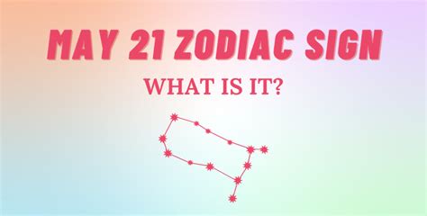 May 21 Zodiac Sign Explained | So Syncd