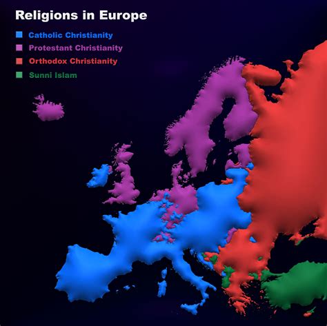 Religions in Europe 🗺 : r/MapPorn