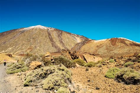 The Teide Volcano in Tenerife Spain Canary Islands Stock Photo - Image ...