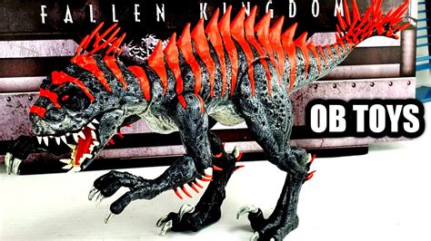 CUSTOM MATTEL E750 SCORPIUS REX MAX LEVEL 40 GLOW IN THE DARK | OB TOYS JURASSIC WORLD TOY DINOSAUR