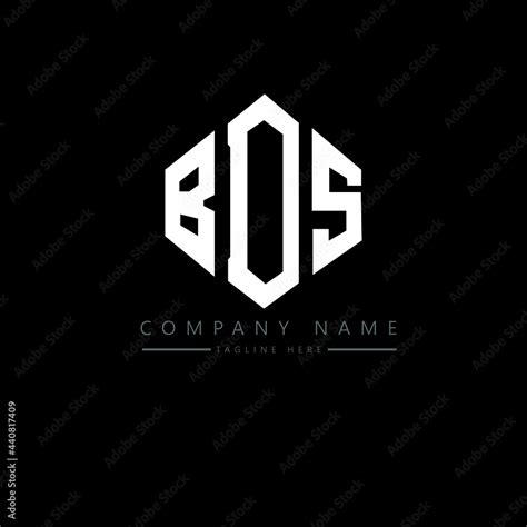 BDS letter logo design with polygon shape. BDS polygon logo monogram ...