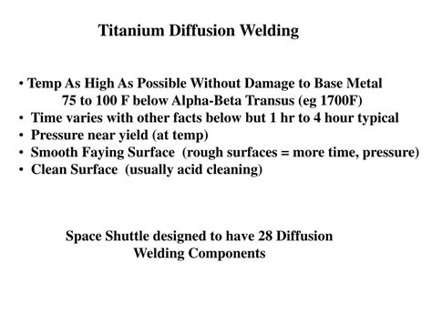 PPT - Diffusion Welding PowerPoint Presentation, free download - ID:1272039