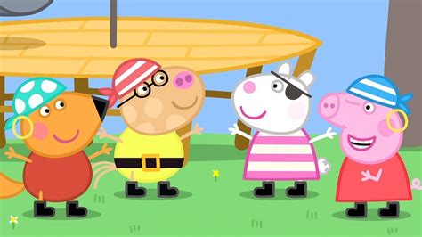 Peppa Pig English Episodes | Peppa's Pirate Treasure Hunt! Peppa Pig ...