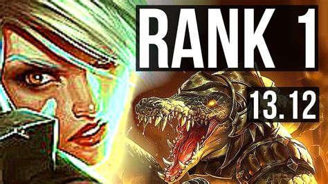 RIVEN vs RENEKTON (TOP) | Rank 1, 9/2/5 | TR Challenger | 13.12 - YouTube