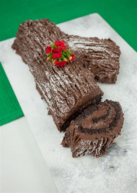 Classic Vegan Yule Log - So Vegan