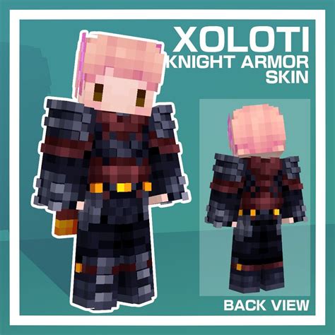 Xoloti's Skin - Dark Armor | Ideias de minecraft, Criações minecraft, Plantas do minecraft