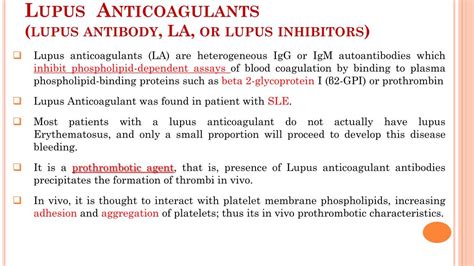 PPT - Lupus Anticoagulant PowerPoint Presentation, free download - ID ...